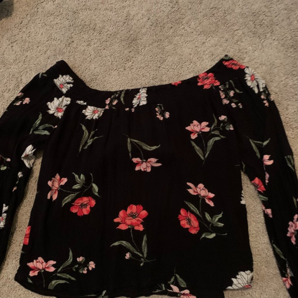 Hollister off the shoulder top